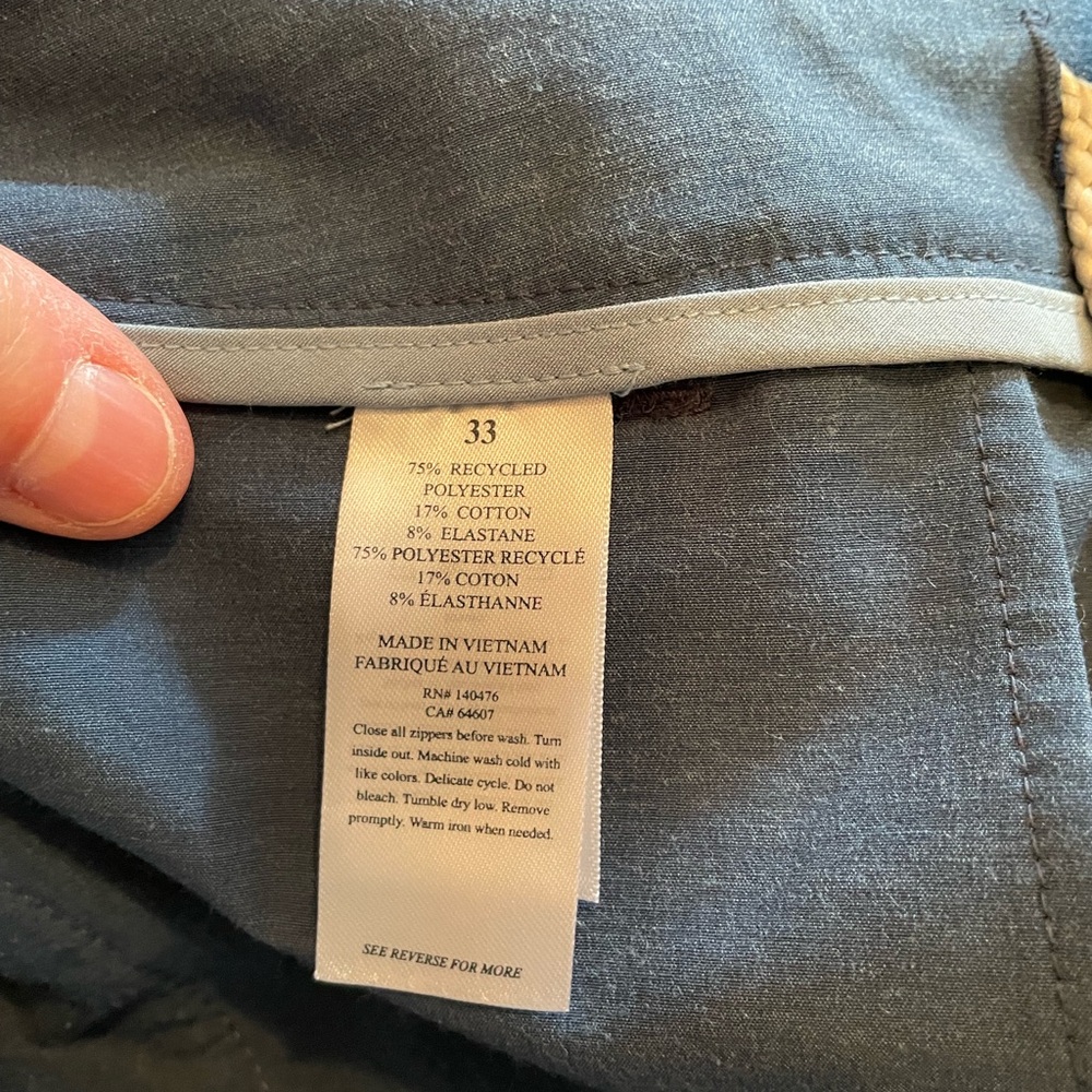 Faherty All-Day Short: Khaki - Picture 4 of 6